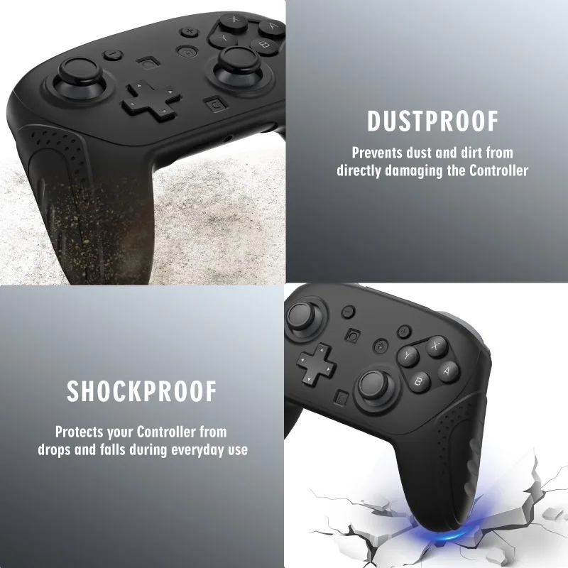 Funda protectora de silicona para Nintendo Switch 2 Pro, mando antideslizante, empuñaduras de Joystick, cubierta protectora de goma - imagen 5