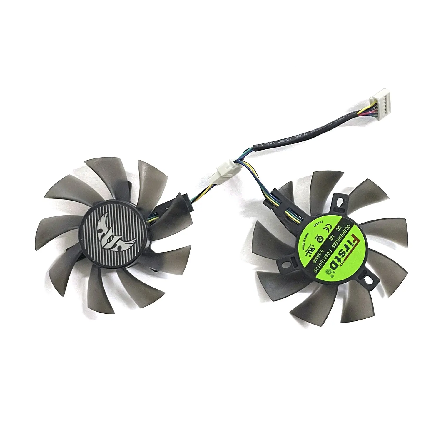 Ventilador Koeler de 75MM FD8015U12D GTX 1660 para ASUS GTX 1660 Ti RTX 2060 TUF GAMING OC Videokaart ventilador PLA08015S12HH T 128015 SU - imagen 3