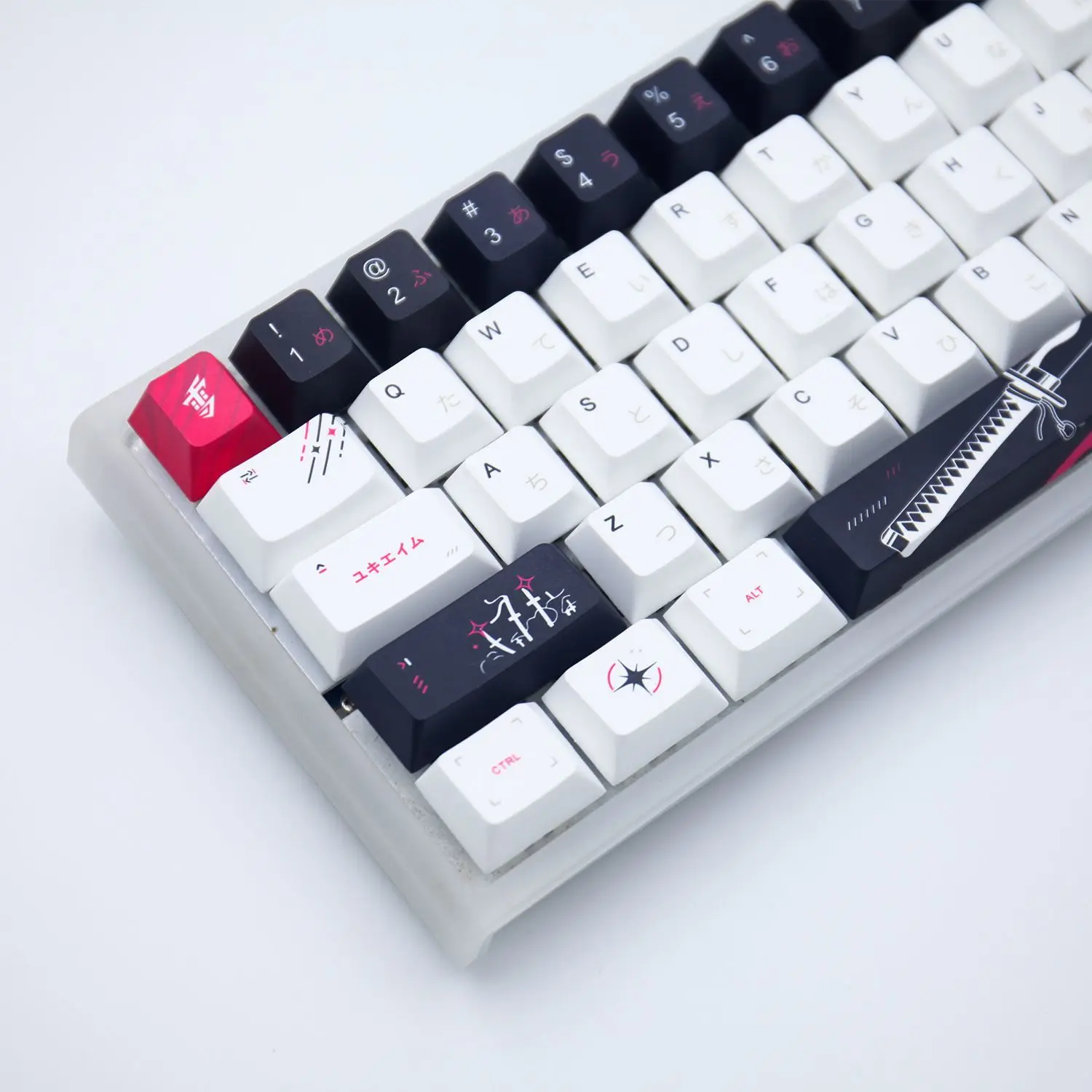 131 teclas Yuki Aim Anime Keycaps dibujos animados PBT Keycap Cherry Dye-sub Keycaps Japón tapa de llave para tapas de teclado mecánico - imagen 4