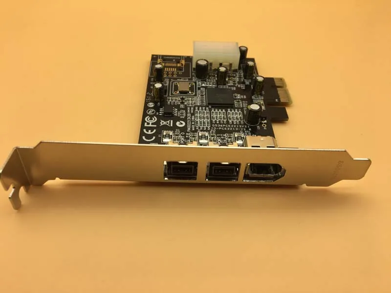 Tarjeta de captura TI2213, Chipset PCI-E a 2 puertos 1394B + 1394A, tarjeta de captura de vídeo HD DV, FireWire 1394, unidad gratuita con Cable, 800 - imagen 3