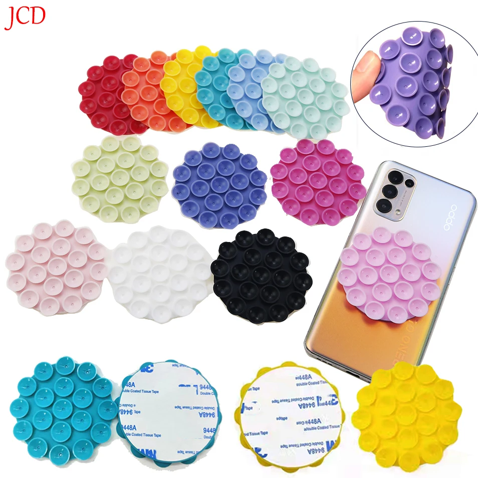 Soporte para teléfono con ventosa de silicona portátil, Mini pegatina de succión, soporte de navegación para coche, soporte Universal para teléfonos móviles, 1 unidad - imagen 2