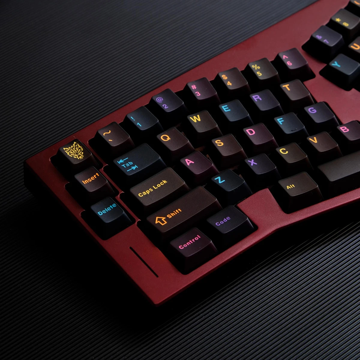 Underground World Keycap doble disparo 114 teclas negro colorido Keycap ABS cereza perfil para teclado mecánico