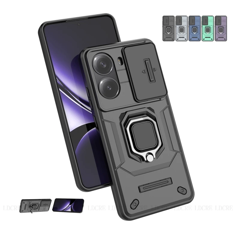 Para Poco X7 Pro funda Xiaomi Poco X7 Pro Capas nuevo Stander lente a prueba de golpes protector de anillo de parachoques Fundas Poco X7 Pro