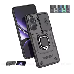 POCO X7 Pro – Funda Antigolpes con Soporte y Protector de Cámara
