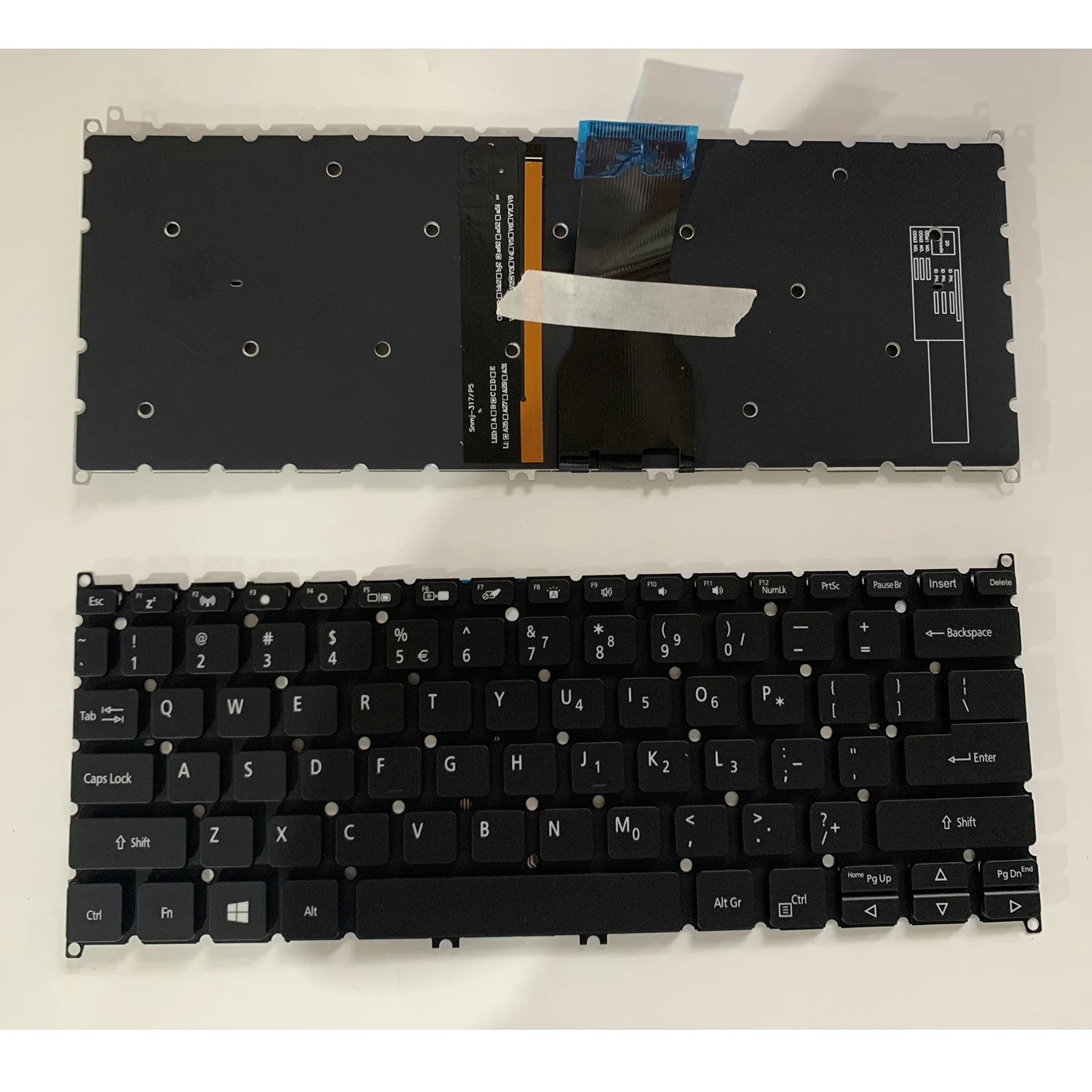 Teclado de ordenador portátil con diseño estadounidense para Acer Swift 1 SF114-32 SF114-33 SF114-34 SF114-32-P30S C91M