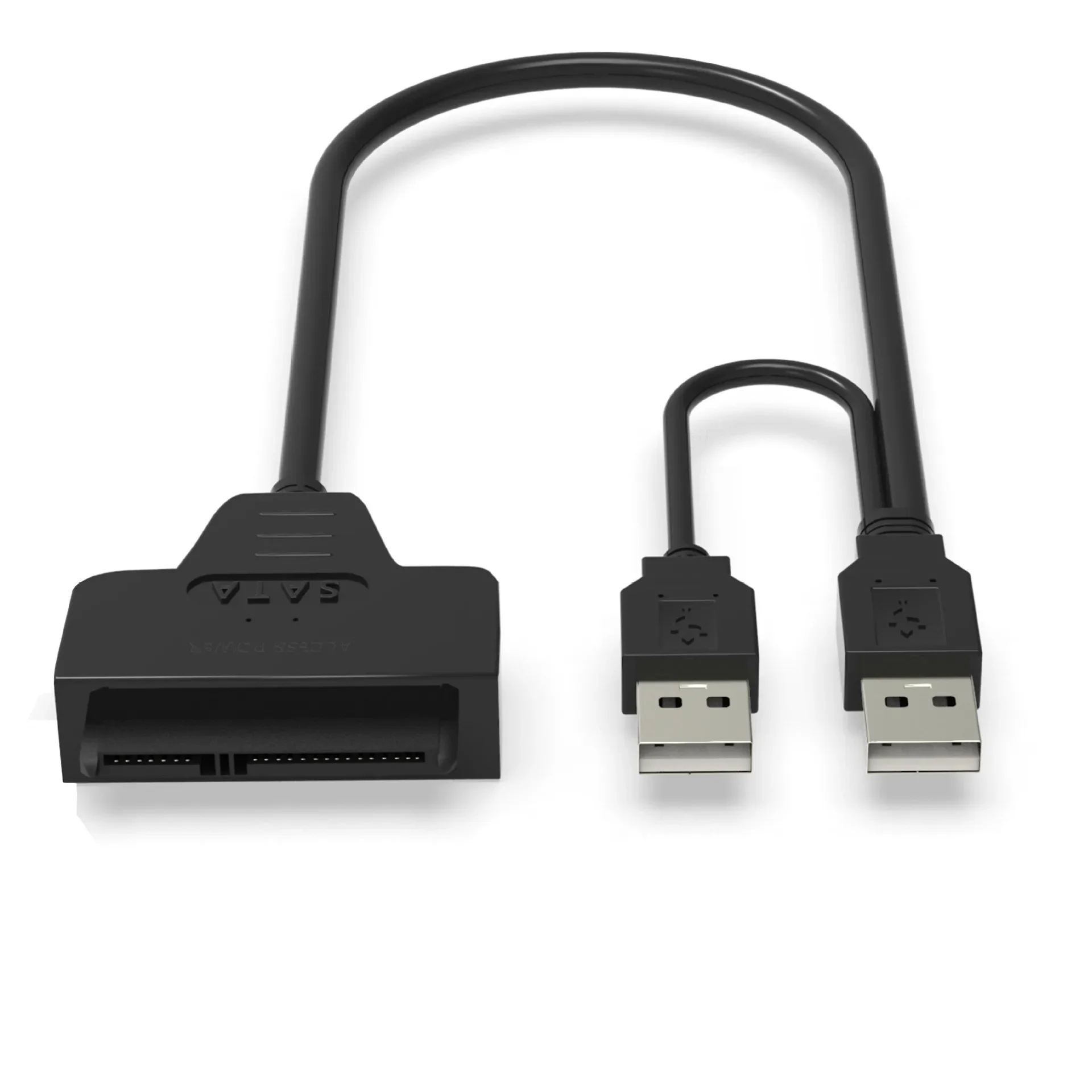 Cable adaptador USB 3,0/USB2.0 a SATA de 22 pines para SSD HDD de 2,5/3,5 pulgadas, convertidor de unidad de disco duro de alimentación externa de alta velocidad - imagen 4