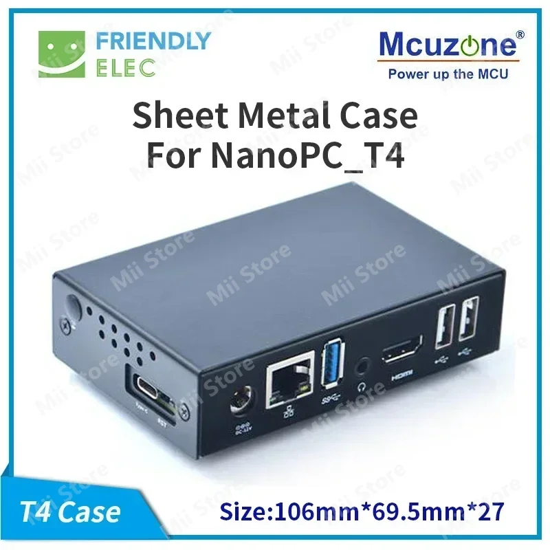 NANOPC T4 SHELLING Ligas de chapa (Antenas opcionales) HOURSING FriendlyELEC