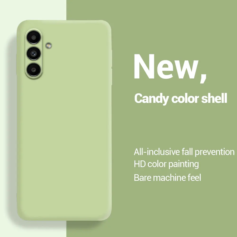 Funda de silicona suave líquida TPU para Samsung Galaxy S20 S21 S22 S23 S24 S25 Plus Note 20 Ultra S21 FE 5G, funda trasera - imagen 5