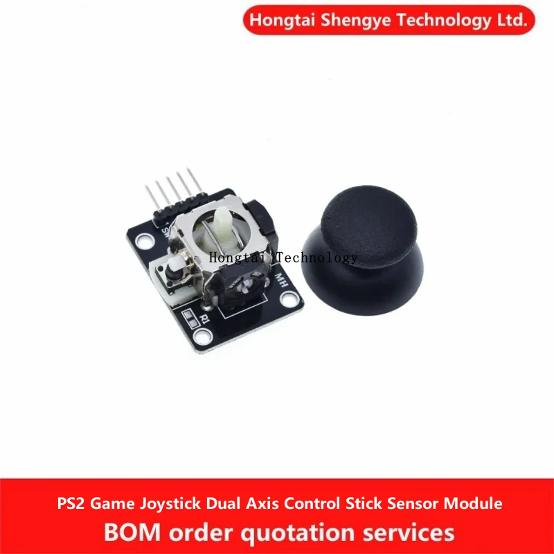 Joystick de botón de doble eje, Joystick de juego PS2, Sensor de palo de Control, JoyStick, bloques de construcción electrónicos, módulo caliente - imagen 2