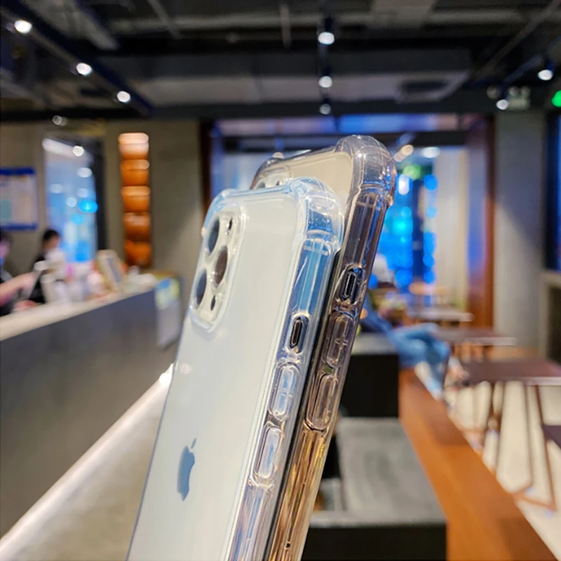 Funda transparente para Apple iPhone 17 Pro Max, fundas de teléfono de silicona de lujo a prueba de golpes para iPhone 17 16 Pro Max Air Plus, accesorios - imagen 5