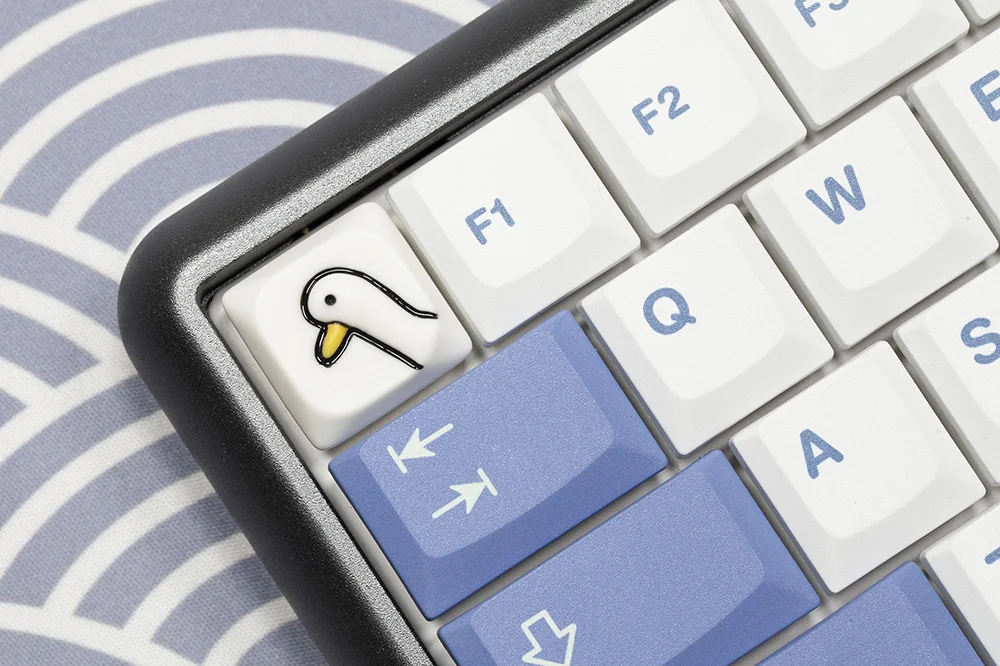 Teclas artesanales de resina de ganso grande, teclas de perfil bajo para teclado mecánico de vástago MX de perfil bajo, teclas novedosas hechas a mano - imagen 5