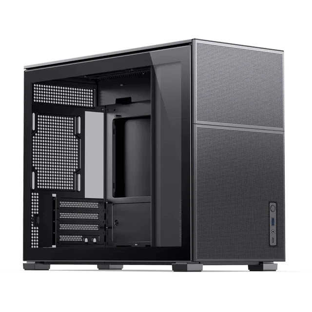 Jonsbo Pinecone D31 Case MATX ITX DTX Subpantalla translucidez pequeña de videojuegos compatible con ATX Power 360 chasis de escape en frío - imagen 4
