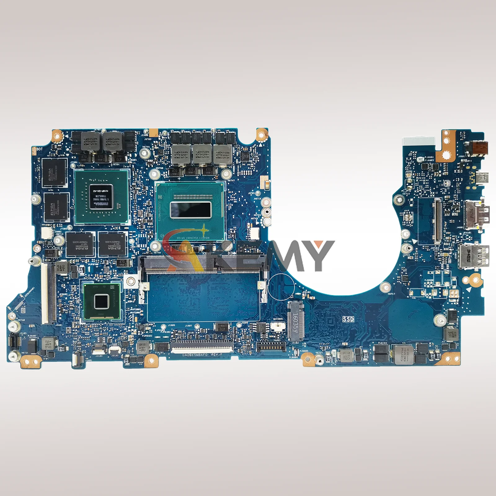 Placa base para ordenador portátil N501JW para ASUS ROG G501J N501J N501JW placa base para portátil con CPU i3 i5 i7 100% pruebas OK envío rápido stk - imagen 3