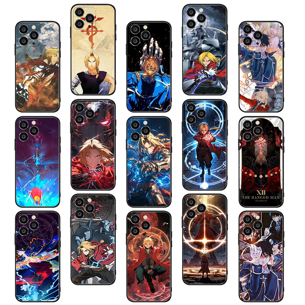 BY-35 Fullmetal Alchemist Soft Case para VIVO V27 V27E V29 Y35 Y36 Y15A Y15S Y93S Y01 Y02 Y02S Y16 Y17S Y21T Y22S T1