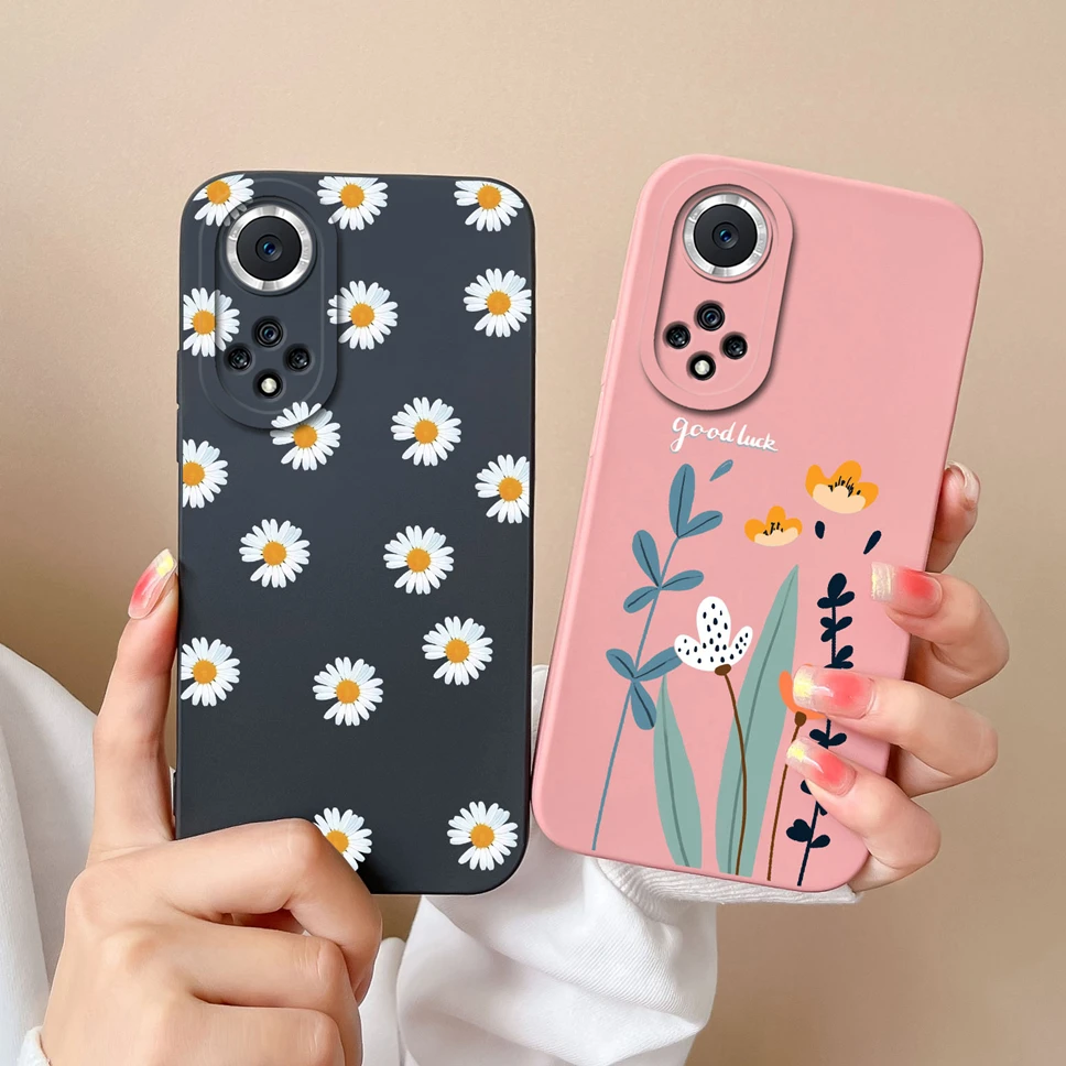 Para Huawei Nova 9 Pro 9 SE funda de teléfono moda amor corazón alta calidad suave suave cubierta de silicona líquida para Huawei Nova9 parachoques - imagen 3