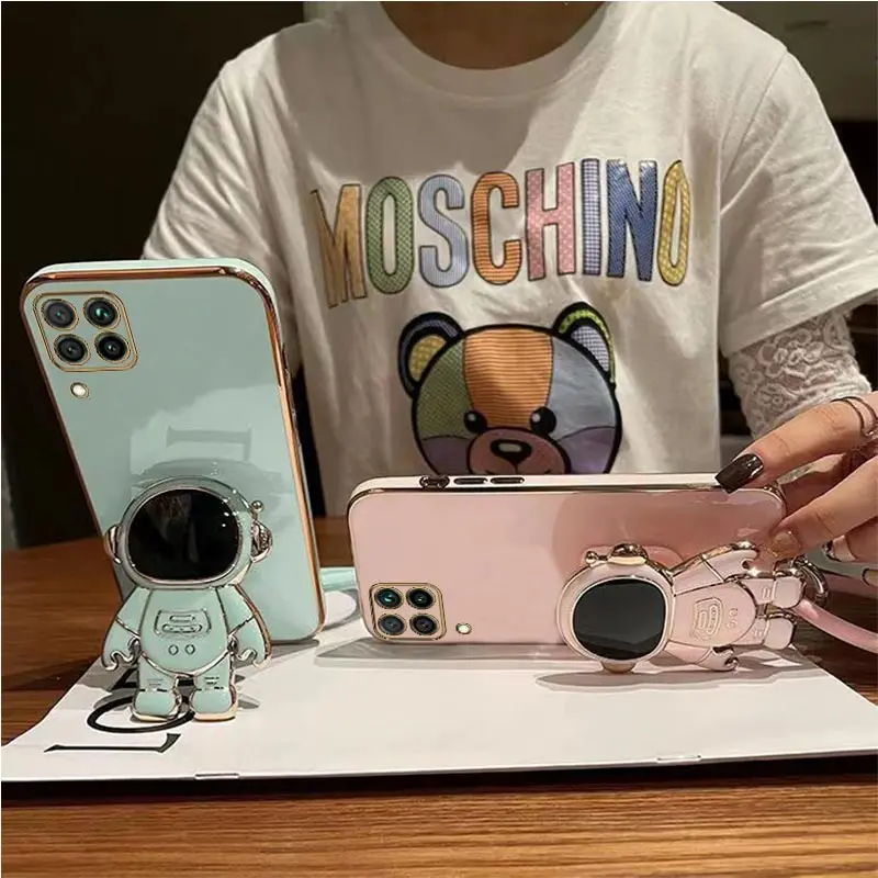 Funda de teléfono chapada con pulsera de astronauta para Huawei Honor 10 20 Lite 30s Play 3 4 5t 4t 6t 8X Max X8 X9 9X Pro Y9s 7x - imagen 5