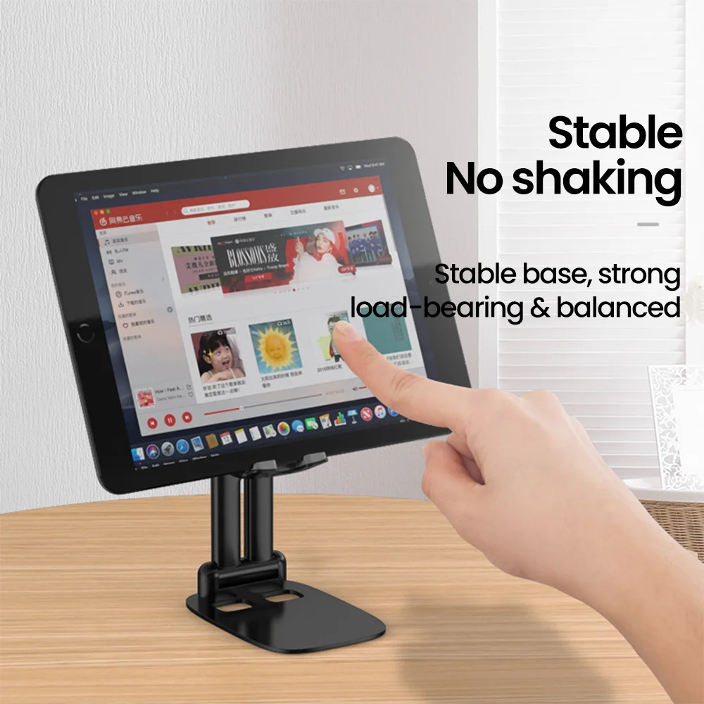 Soporte de teléfono plegable de escritorio para iphone, ipad, Xiaomi, soporte ajustable para tableta de escritorio, soporte Universal para teléfono móvil - imagen 5