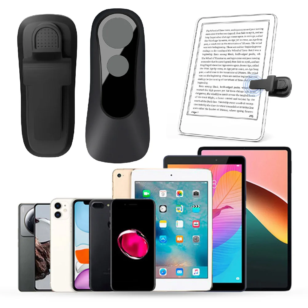 Cámara Grabación de vídeo Disparadores remotos Clicker Turner de página Turner de página remoto para Kindle Paperwhite Oasis EReaders Kobo - imagen 2