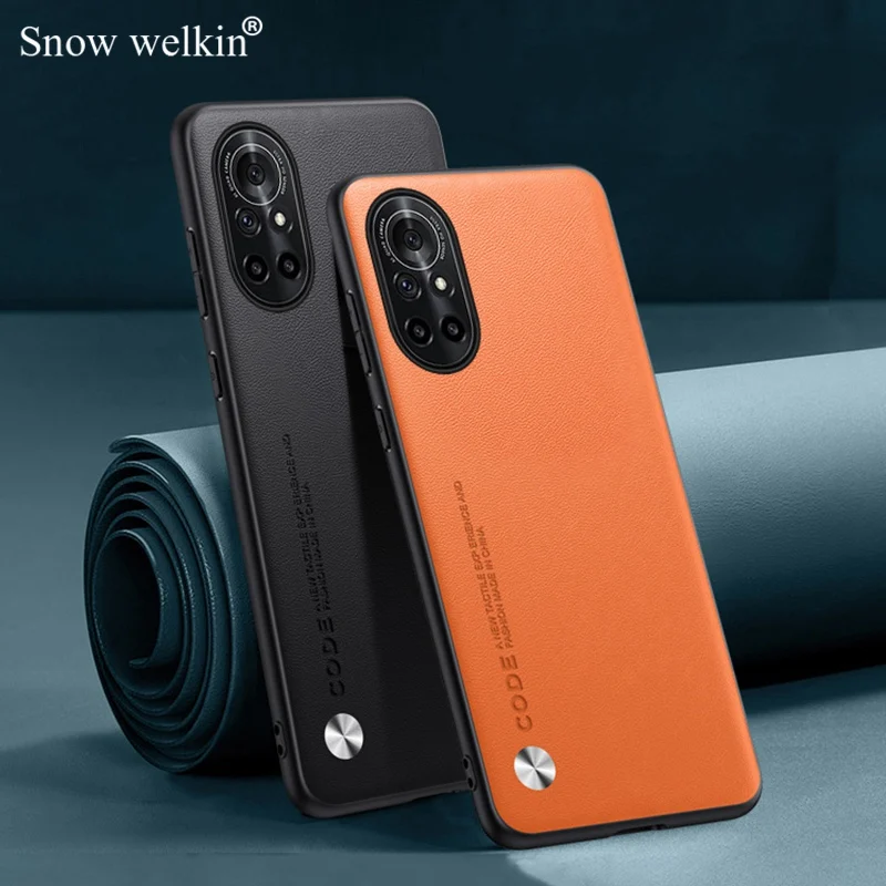 Funda de cuero PU de lujo para Huawei Nova 8 Pro 4G 5G, funda de silicona a prueba de golpes para Huawei Nova 8 8i SE, fundas de teléfono juvenil - imagen 2