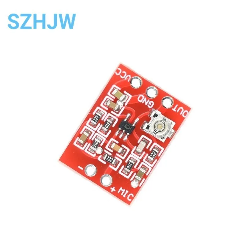 Placa amplificadora de micrófono electret MAX4466, preamplificador de captación de ganancia ajustable, 1/5/10 Uds. - imagen 2