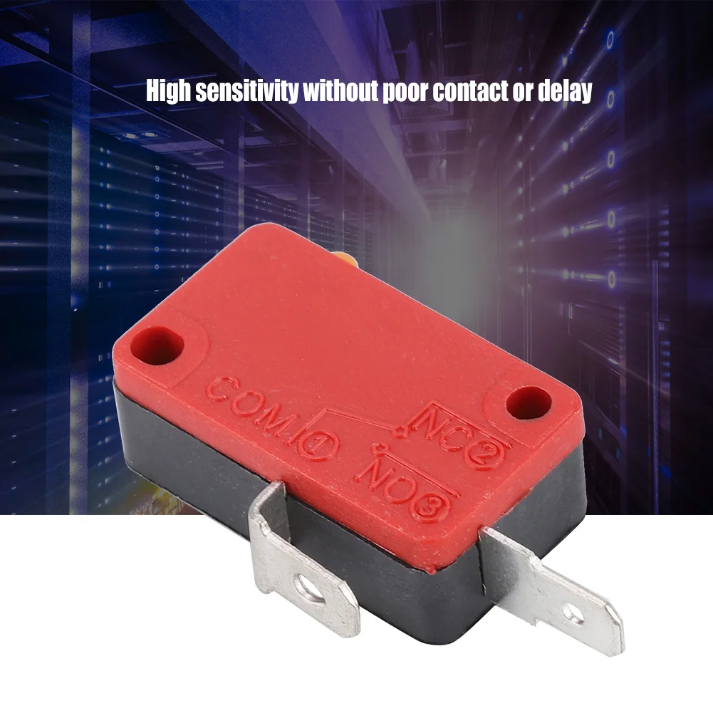 10 Uds. Microinterruptor de botón de 2 pines, accesorios clásicos para juegos recreativos infantiles, microinterruptor de 2 pines