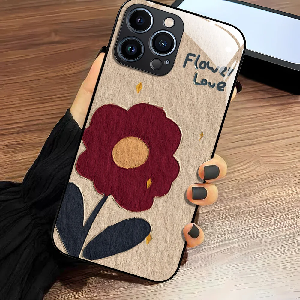 Funda de teléfono de vidrio templado para Samsung A56 5G A55 A54 A17 A16 A36 A15 A14 A34 A52 A53 A13 A12 A22 A24 A25 A23 A32 A33 A51 - imagen 3