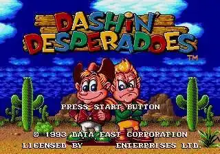 Dashin Desperadoes tarjeta de juego MD de 16 bits para Sega Mega Drive, sistema Genesis