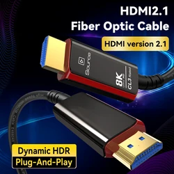 CYANMI Cable HDMI 2.1 Fibra Óptica Antiseñal para PS5