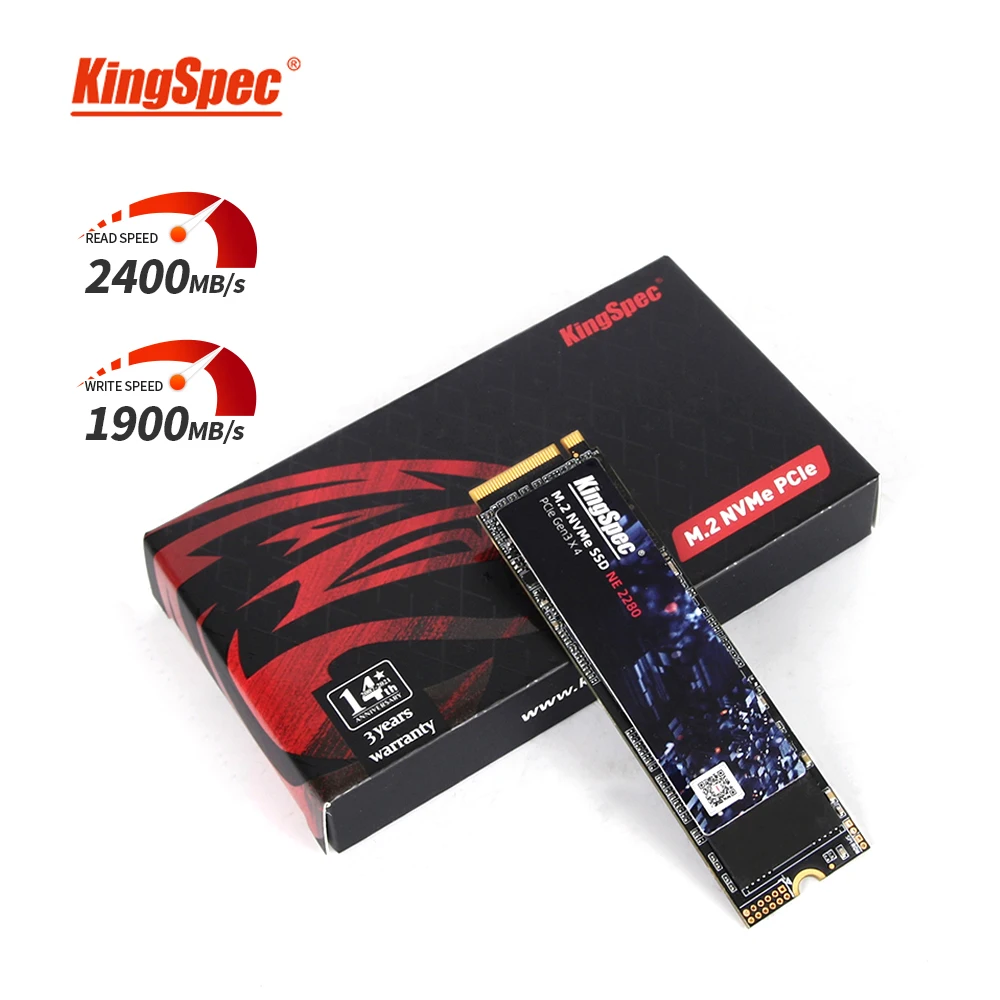 KingSpec-disco duro interno SSD M2 NVME, unidad de estado sólido 512GB 1TB, PCIe3.0 NVME SSD 128GB 256GB 2TB, para PC de escritorio y portátil - imagen 2