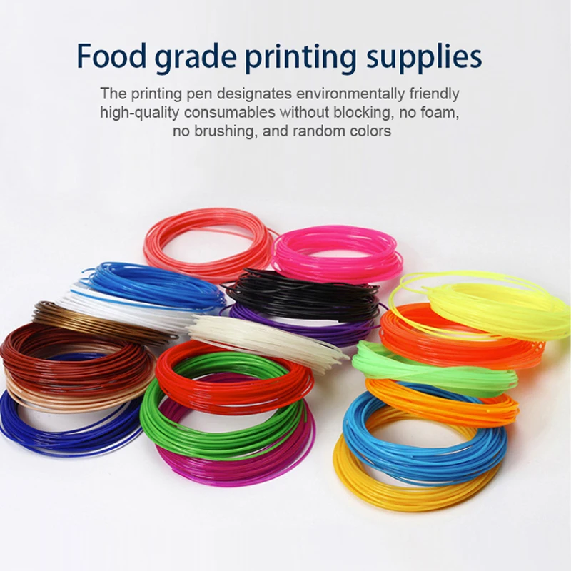 Pluma de impresión 3D de baja temperatura, filamento PCL, pantalla Digital antiescaldaduras, bricolaje para bolígrafo de dibujo 3D, juguetes de regalo para niñas y niños - imagen 4