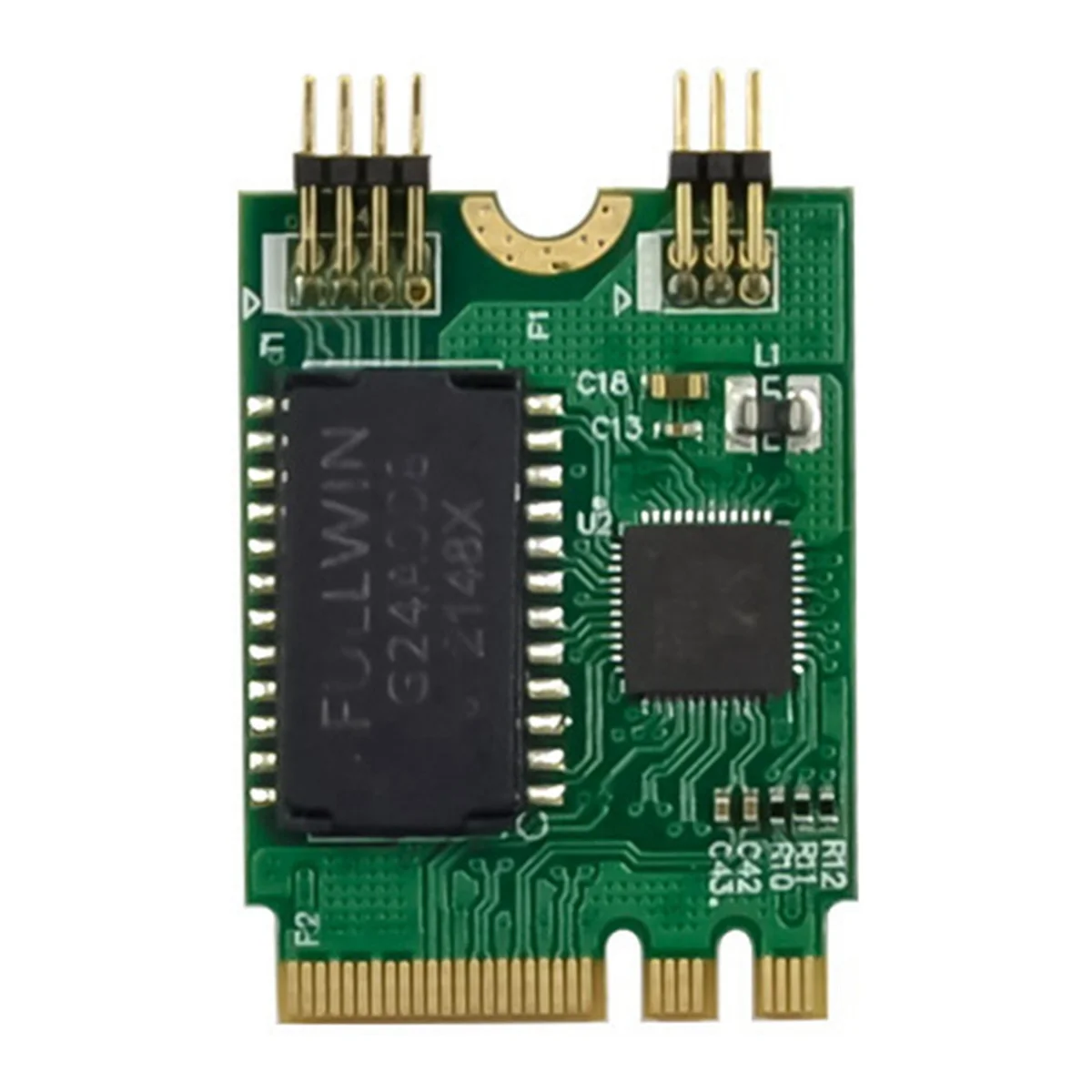 Mini tarjeta de red PCIE M.2 A + E A RTL8111F, tarjeta Gigabit Ethernet de un solo puerto, tarjeta de red Ethernet RJ45, 2 unidades - imagen 4