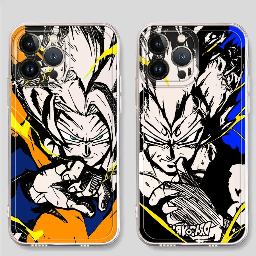 Funda Protectora para Teléfono con Diseño de Anime Dragon Ball, Nueva, Suave, para iPhone 17 Pro Max 7 8 XR 13 Pro 15 12 Mini 11 XS Max 14 Plus 16 Air - imagen 2