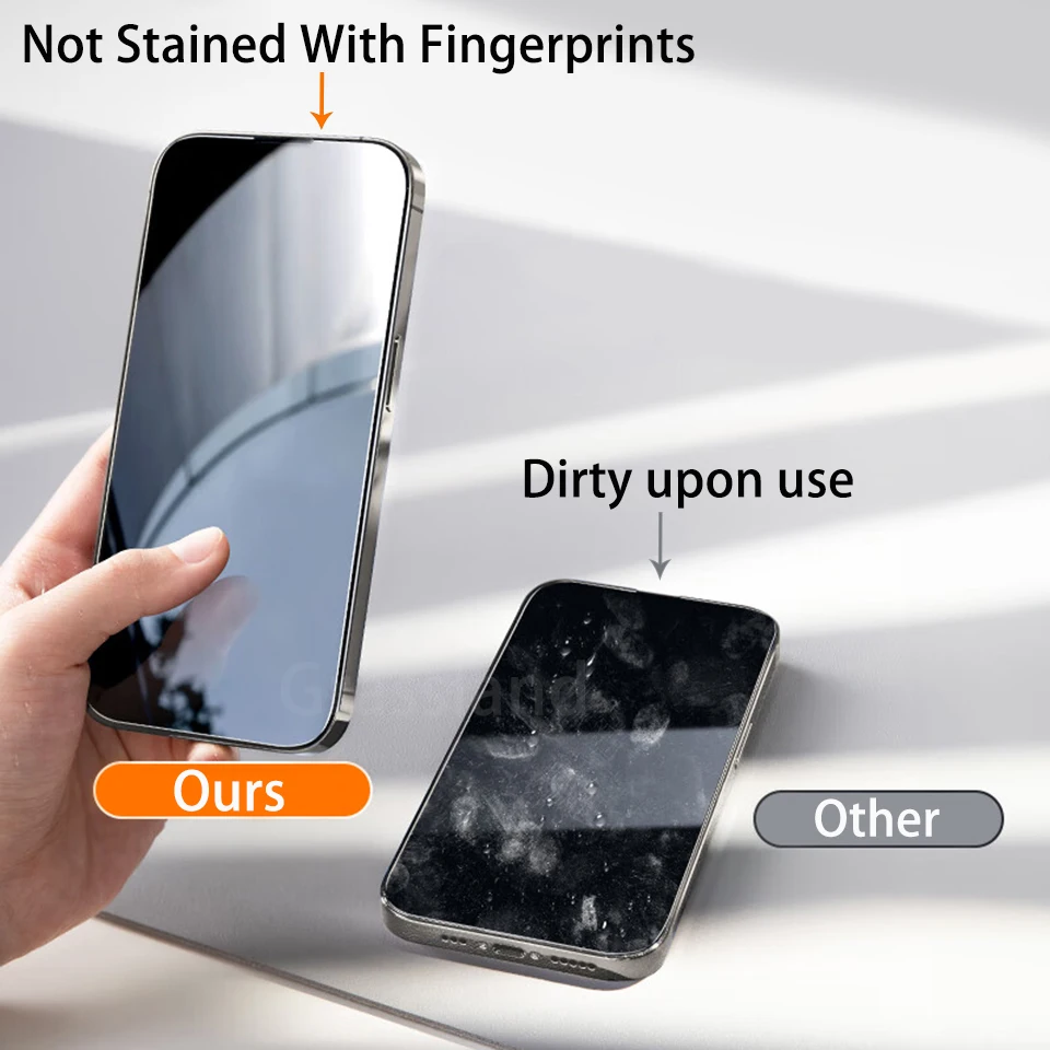 1-4 Uds vidrio templado para iPhone 15 14 13 12 11 Pro Max Protector de pantalla antiexplosión para iPhone X XR XS Max película protectora de vidrio - imagen 3