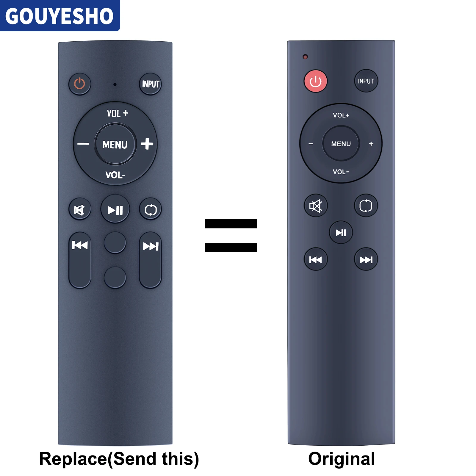 Nuevo mando a distancia de repuesto para barra de sonido YOUTHINK LP09 de 2,1 canales