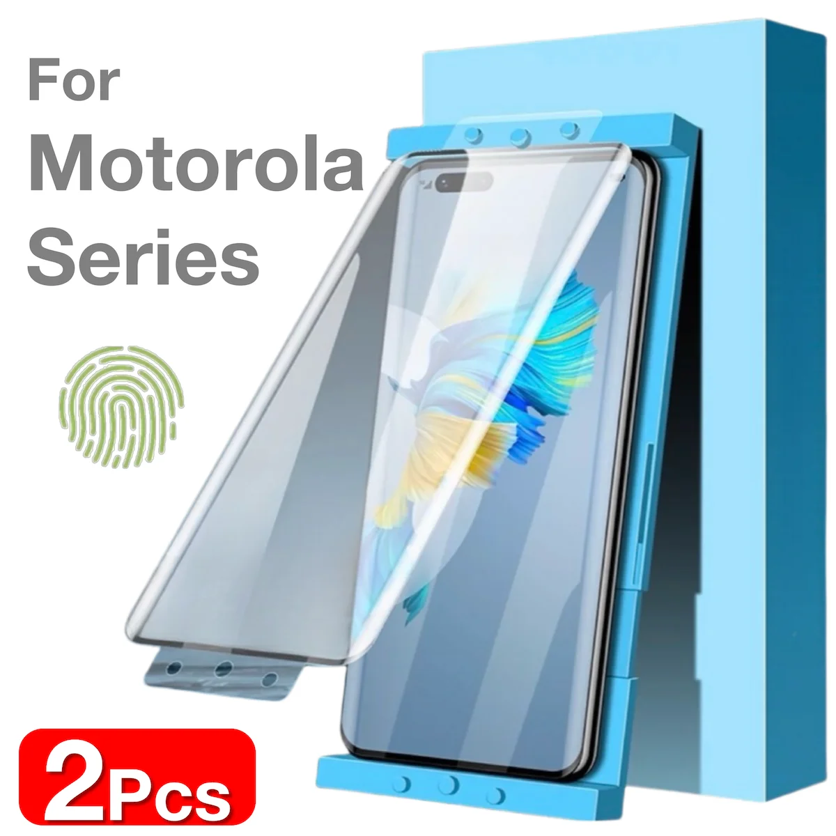2 uds para Motorola Moto Edge X40 X30 40 30 S30 Ultra Pro Fusion Protector de pantalla con Kit, vidrio no templado - imagen 2