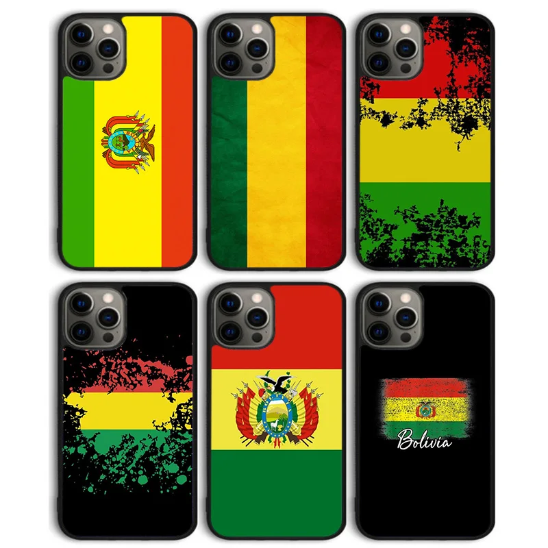 Funda trasera para teléfono con bandera de Bolivia para iPhone 17 Air 16 15 14 13 11 12 Pro Max PlusS