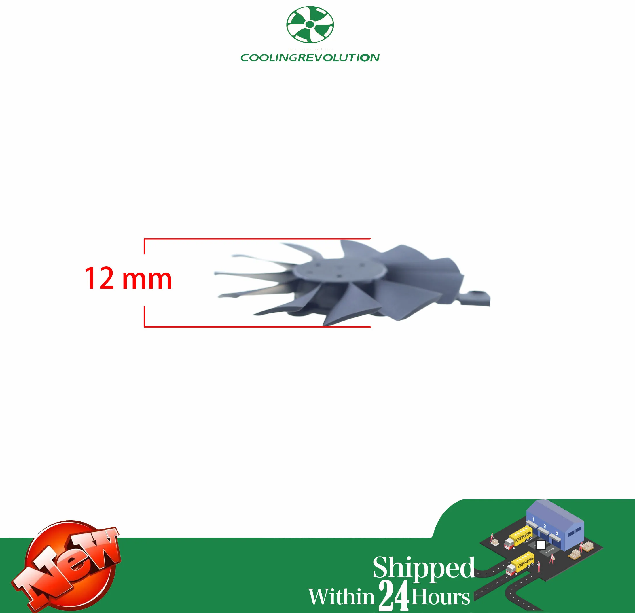 Ventilador GPU Everflow – Refrigeración Alto Rendimiento - imagen 5