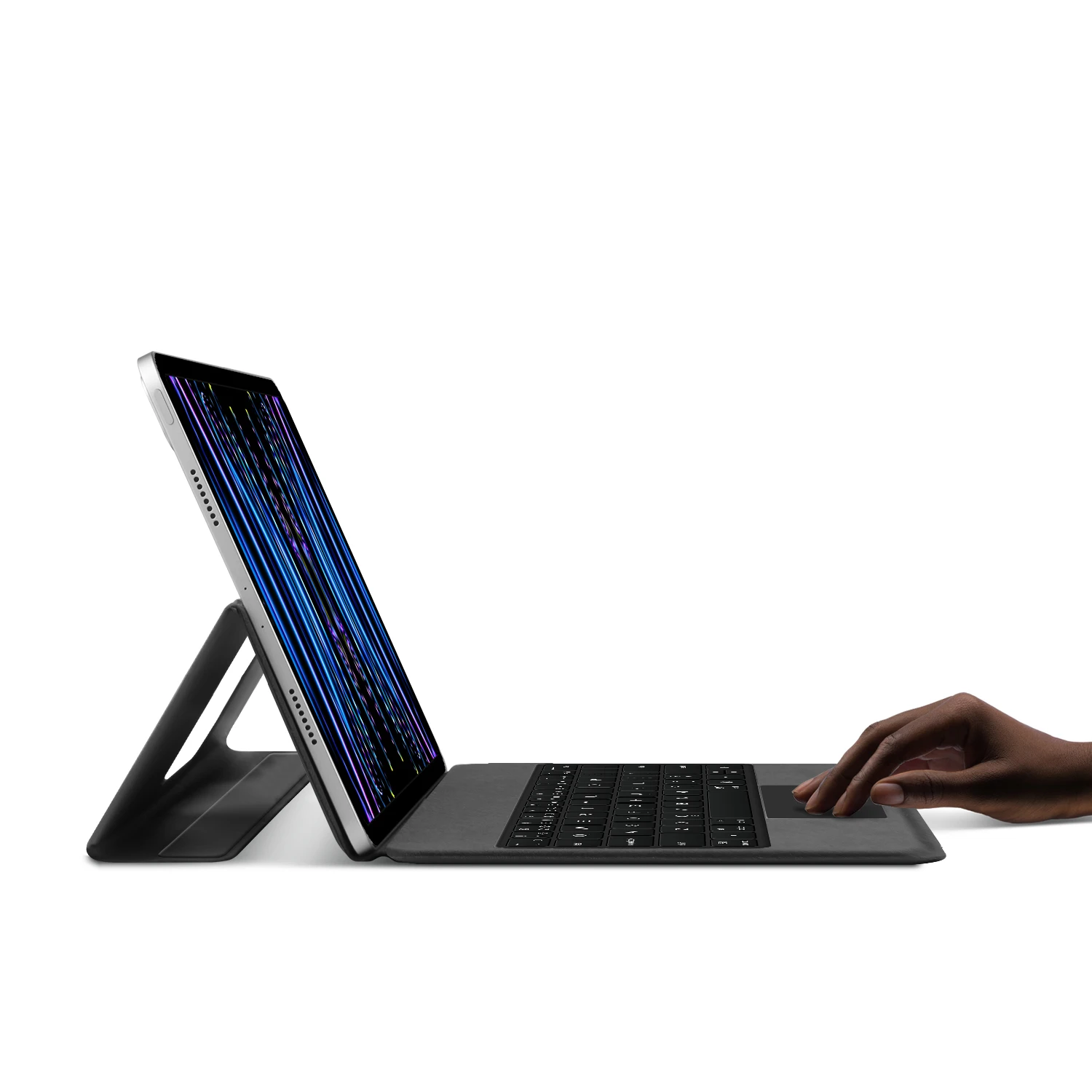 Teclado TouchPad para iPad Air 11 pulgadas M2 M3 funda magnética para iPad Pro 11 1a 2a 3a 4a generación Air 5 4 10,9 "funda con soporte para tableta - imagen 5