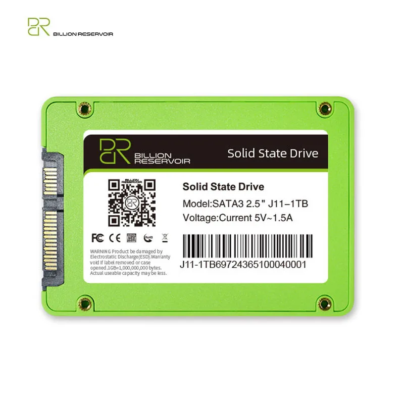 BR SSD Sata3 2,5 '' 1TB Unidad de estado sólido Sata Disco duro SSD interno para computadora portátil PC de escritorio - imagen 2