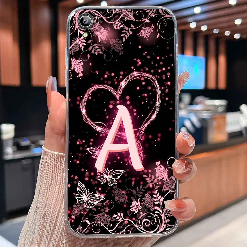 Para Vivo Y90 Y91 Y91i Y91C Y1S Funda de teléfono amor corazón letras suave TPU silicona transparente Para Vivo Y 90 Y 91 Funda ligera - imagen 4
