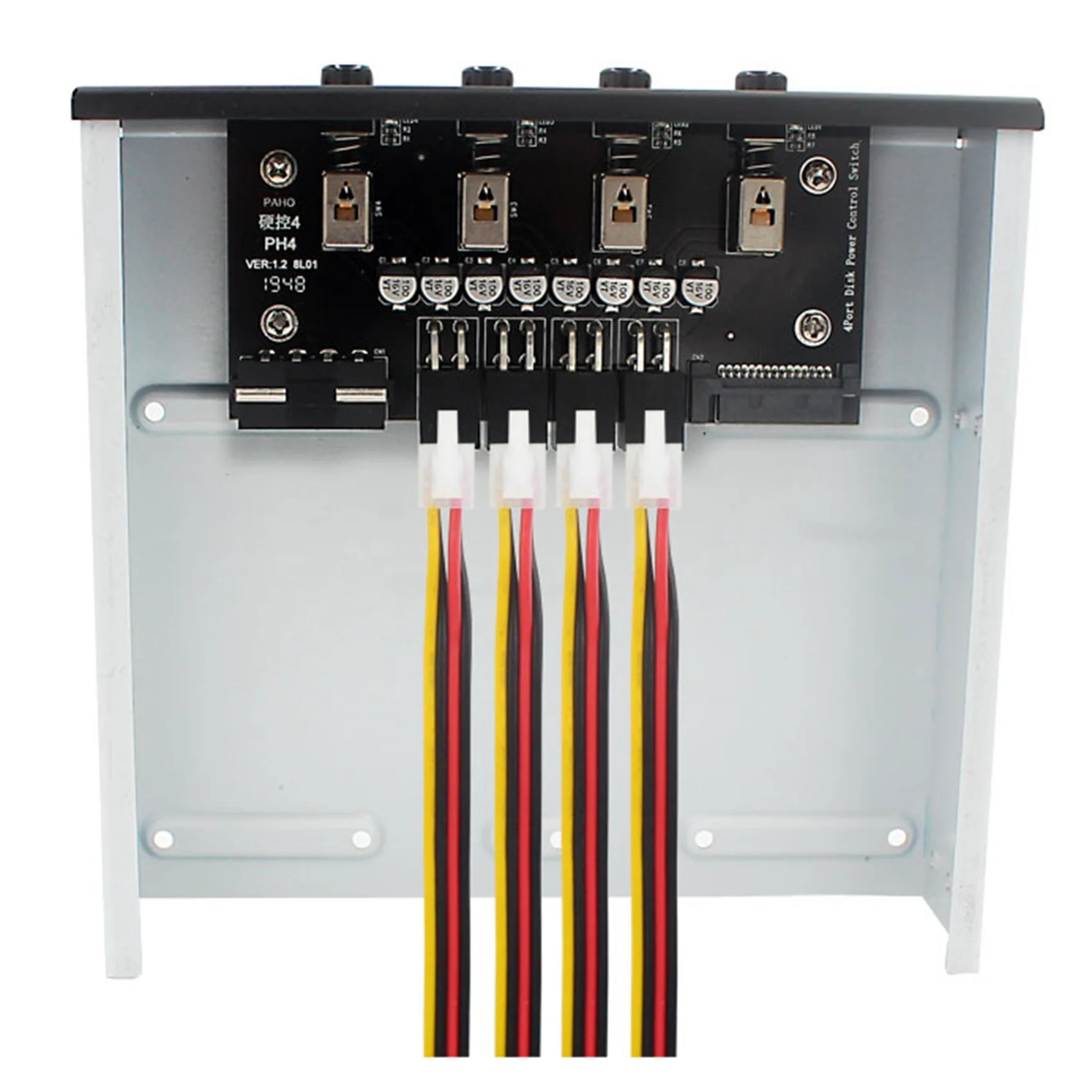 Controlador Selector de disco duro de 6 vías, módulo de interruptor de alimentación de disco duro para ordenador de escritorio, compatible con HDD SATA de 2,5/3,5 pulgadas - imagen 4