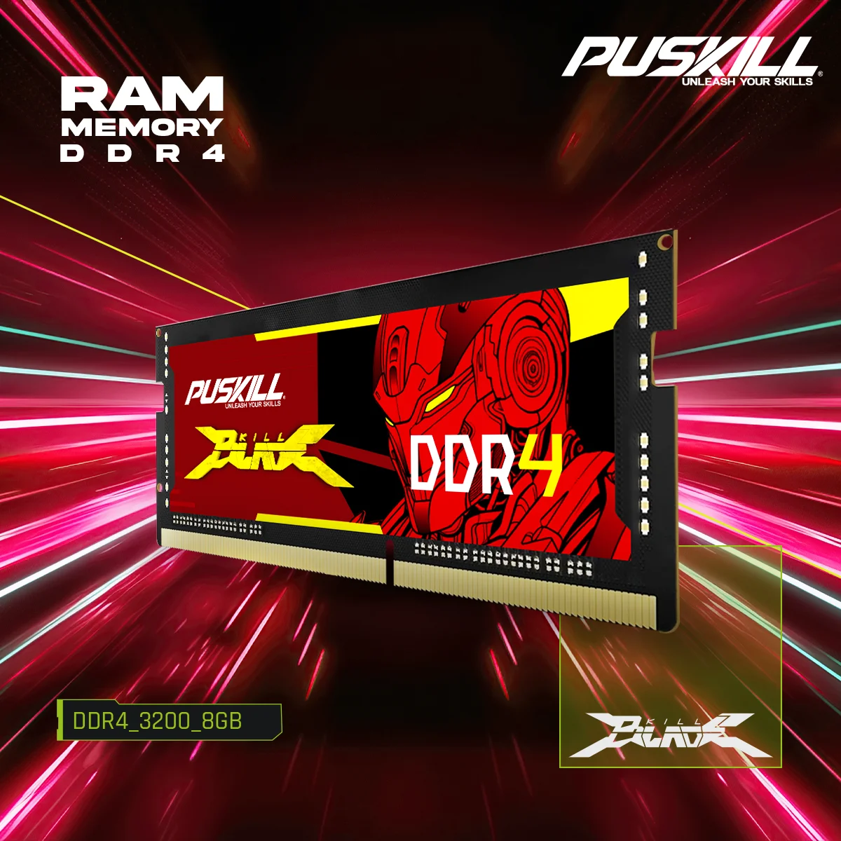 PUSKILL Memoria Ram Notebook DDR4 DDR3L 16GB 8GB 4GB 32GB 3200 2666 2400 1600 1333 Memoria para computadora portátil Sodimm - imagen 3