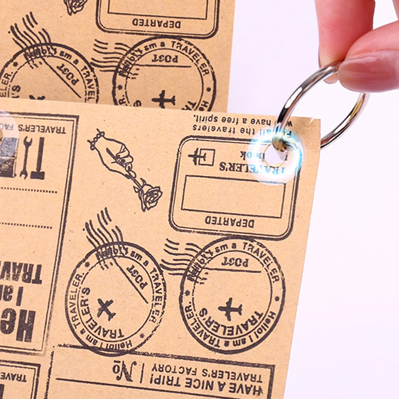 Etiquetas protectoras de agujeros para libro de hojas sueltas, pegatinas redondas de refuerzo para agujeros, pegatina de papel de encuadernación autoadhesiva - imagen 2