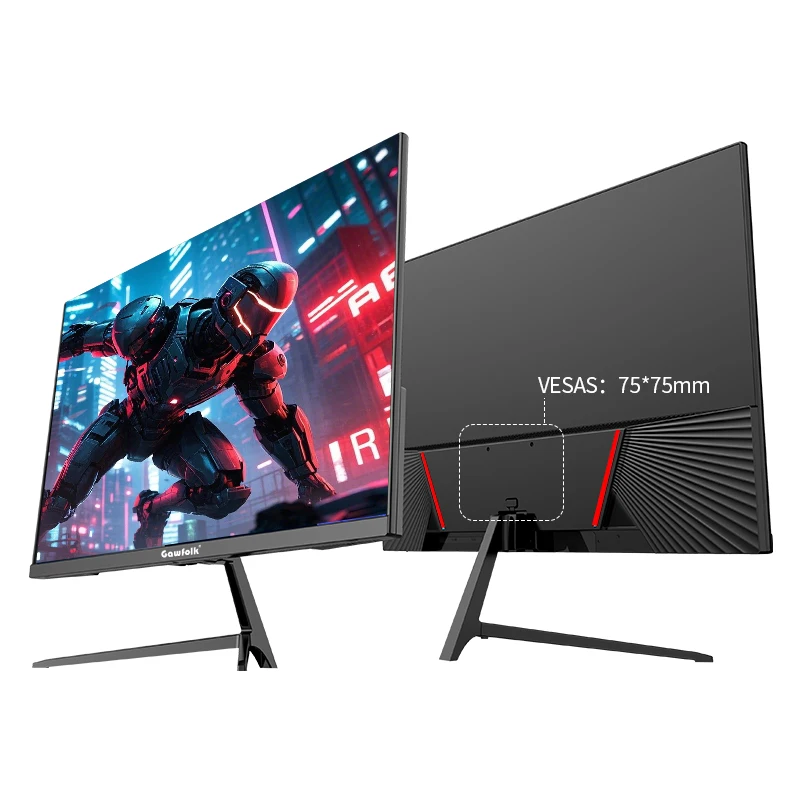 Gawfolk 27 pulgadas, 4K (3840 x 2160), IPS, 4 ms, 60 Hz, 2X HDMI 2.0 y DisplayPort 1.4, sincronización adpitiva, HDR400, VESA 100 x 100 mm - imagen 2