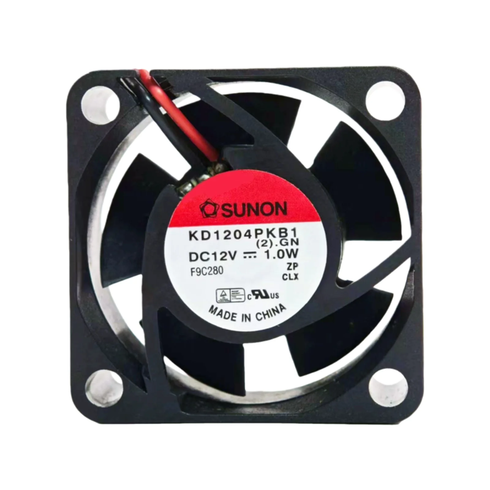 Original KD1204PKB1 DC 12V 40x40x20mm ventilador de refrigeración con doble rodamiento de bolas 7200RPM 8,9CFM Mini ventilador silencioso para fuente de alimentación del enrutador