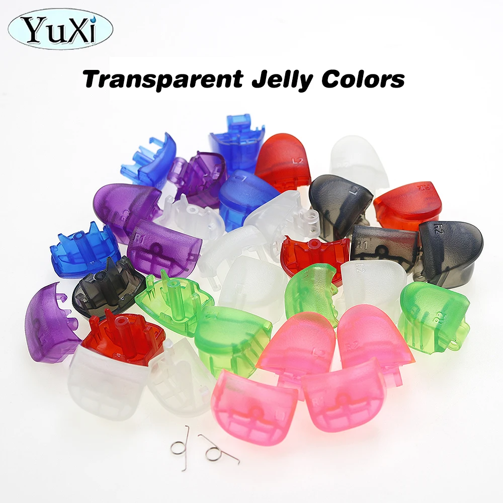 Para controlador PS5 L1 R1 L2 R2 botones de disparo goma de silicona conductora d-pad teclados resortes para PlayStation 5 V2.0 BDM-020 - imagen 4