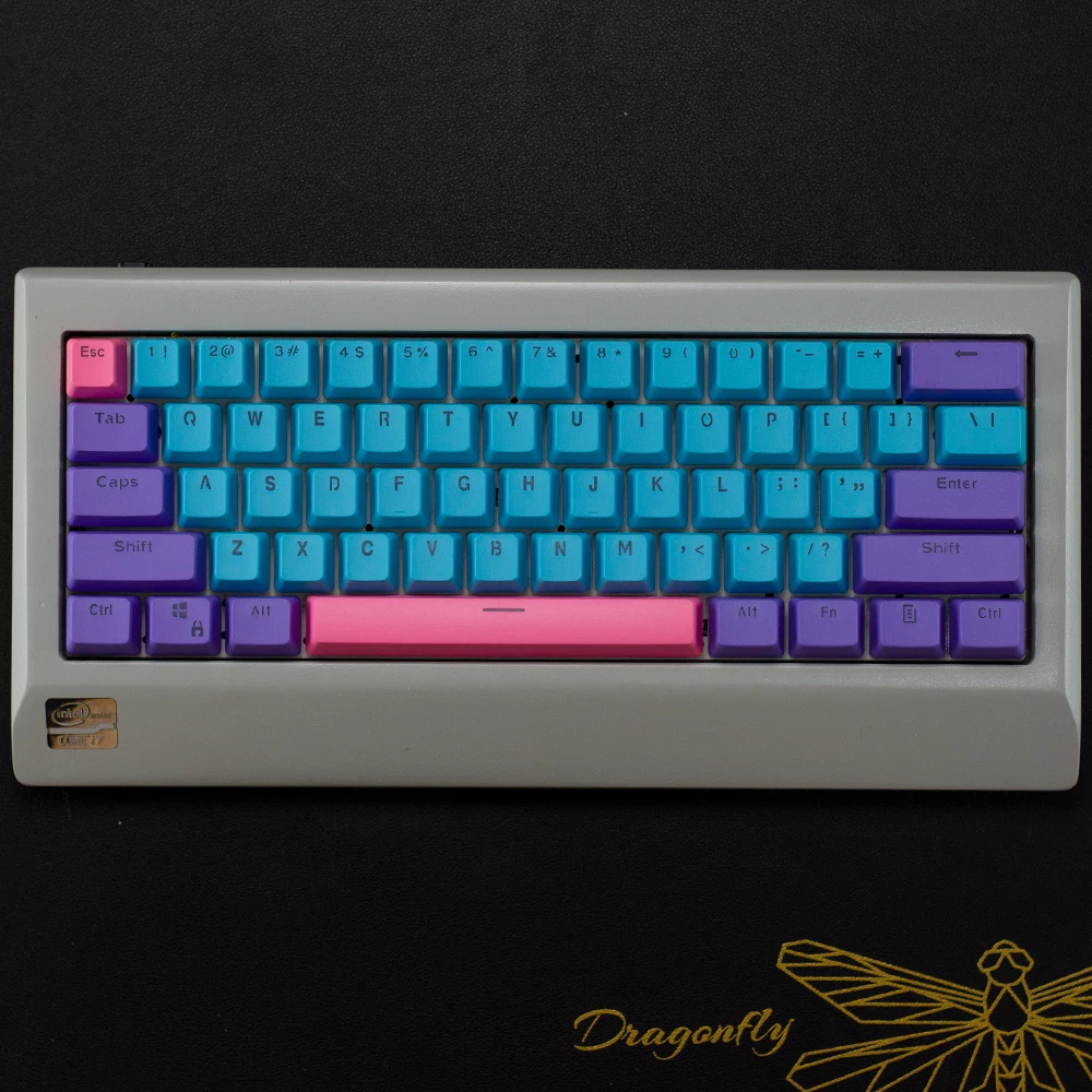 61 teclas PBT, teclas de perfil Cherry transmisoras de luz, 60% teclas de interruptor magnético personalizadas para teclados mecánicos Wooting - imagen 4