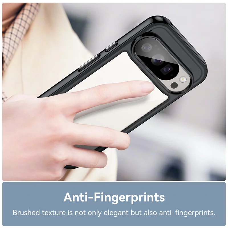 Para Google Pixel 10 Pro funda híbrida protección robusta TPU parachoques cristal transparente armadura funda para Google Pixel 10 Pro Pixel10Pro 5G - imagen 5