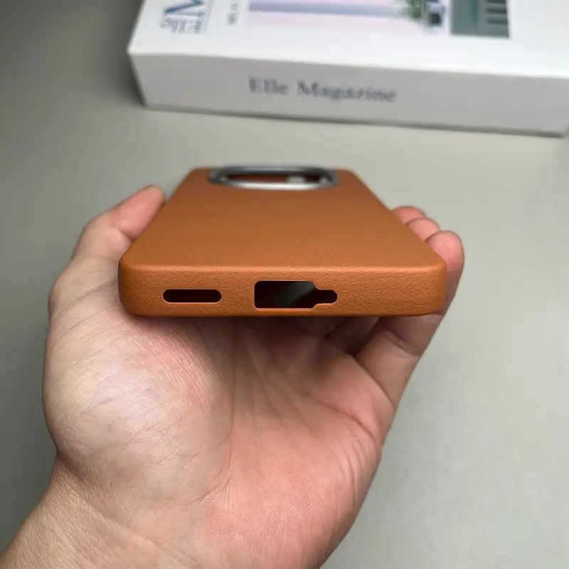 Para Xiaomi POCO X7 funda dura de piel sintética delgada funda protectora trasera para Xiaomi POCO X7 5G funda completa carcasa de teléfono - imagen 3