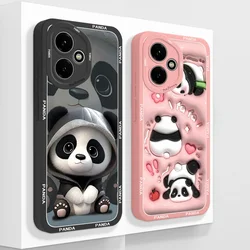 Funda Linda Panda para Honor 400 Pro y 400 Lite – Silicona líquida anti